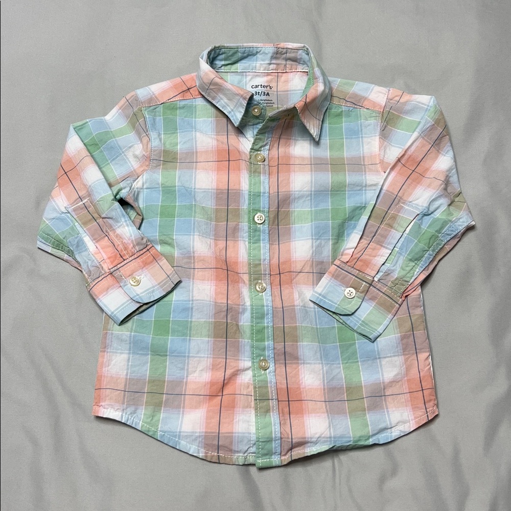 Carter's Plaid Dress Shirt